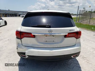 2016 Acura MDX with VIN 5FRYD3H26GB017121, listed as a Copart auction lot 51688653 with 163,867 mi miles. Bid and sale history available at carsss.com. Image 6.