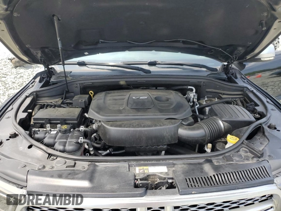 2017 Dodge Durango Citadel Anodized Platinum with VIN 1C4RDHEG5HC774691, listed as a Copart auction lot 57885025 with 176,240 mi miles and Salvage title. Bid and sale history available at DreamBid. Image 12.