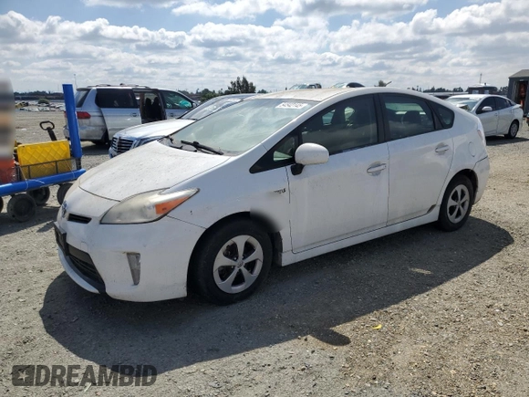 2013 Toyota Prius One with VIN JTDKN3DU1D5559073, listed as a Copart auction lot 54542145 with 172,405 mi miles and Clean Title. Bid and sale history available at carsss.com. Image 1.