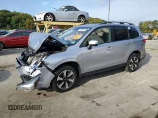 2018 Subaru Forester Premium with VIN JF2SJAEC1JH409224, listed as a Copart auction lot 74593974 with 0 mi miles and Salvage Title. Bid and sale history available at carsss.com. Image 1.