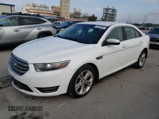 2015 Ford Taurus SEL with VIN 1FAHP2E9XFG175475, listed as a Copart auction lot 82369004 with 150,708 mi miles and Salvage title. Bid and sale history available at DreamBid. Image 1.