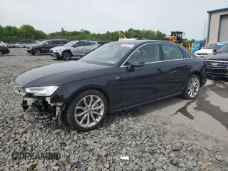 2019 Audi A4 Premium Plus with VIN WAUENAF46KA114179, listed as a Copart auction lot 58328875 with 46,103 mi miles and Salvage title. Bid and sale history available at DreamBid. Image 1.