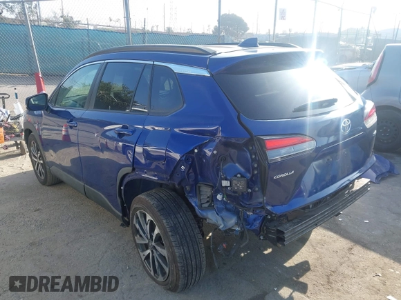 2022 Toyota Corolla Cross XLE with VIN 7MUDAAAG7NV024323, listed as a IAAI auction lot 42643048 with 76,465 mi miles and . Bid and sale history available at DreamBid. Image 3.