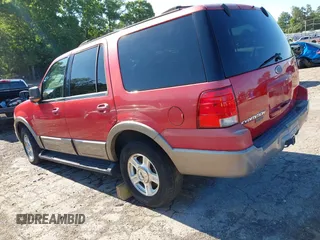 2003 Ford Expedition Eddie Bauer with VIN 1FMFU18L13LA10750, listed as a IAAI auction lot 42246143 with 281,881 mi miles and . Bid and sale history available at DreamBid. Image 3.