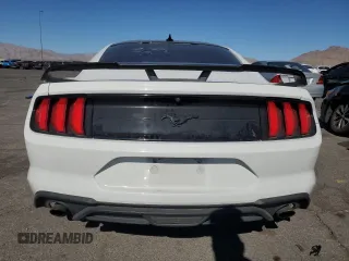 2021 Ford Mustang EcoBoost with VIN 1FA6P8TH2M5134819, listed as a Copart auction lot 44556455 with 54,474 mi miles and Salvage Title. Bid and sale history available at carsss.com. Image 6.