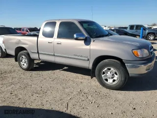 2001 Toyota Tundra SR5 with VIN 5TBRT34171S158183, listed as a Copart auction lot 48054035 with 273,439 mi miles and Salvage Title. Bid and sale history available at carsss.com. Image 4.