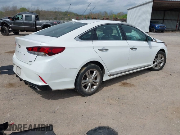 2018 Hyundai Sonata SEL with VIN 5NPE34AF0JH642116, listed as a IAAI auction lot 41942709 with 52,621 mi miles and . Bid and sale history available at carsss.com. Image 4.
