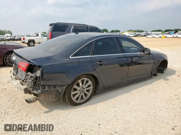 2014 Audi A6 Premium Plus with VIN WAUGFAFC7EN153034, listed as a Copart auction lot 57344305 with 82,837 mi miles and Salvage title. Bid and sale history available at DreamBid. Image 3.