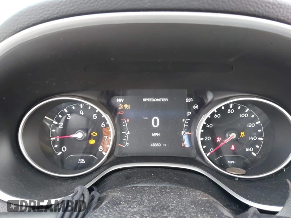 2021 Jeep Compass Limited with VIN 3C4NJDCB6MT561125, listed as a IAAI auction lot 41803373 with 48,360 mi miles and . Bid and sale history available at carsss.com. Image 7.
