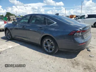 2023 Honda Accord EX-L с VIN 1HGCY2F60PA005542, выставлен на аукционе Copart как лот 62561265 с пробегом 48 591 миль миль и Списание • Salvage title. История ставок и продаж доступна на DreamBid. Изображение 2.