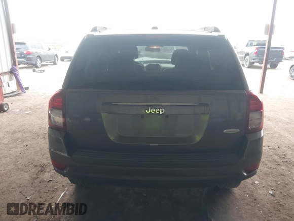 2016 Jeep Compass Latitude with VIN 1C4NJCEA2GD599833, listed as a IAAI auction lot 41507729 with 107,187 mi miles. Bid and sale history available at carsss.com. Image 17.