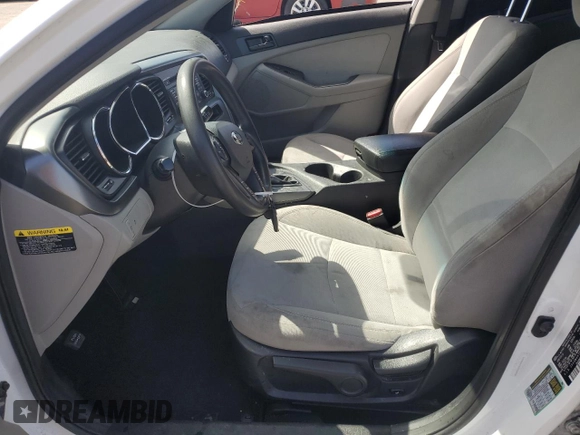 2013 Kia Optima LX z VIN 5XXGM4A76DG206790, wystawiony jako Copart lot #54222565 z przebiegiem 133 077 mil mil oraz Szkoda całkowita • Salvage title. Historia ofert i sprzedaży dostępna na DreamBid. Obrazek 7.