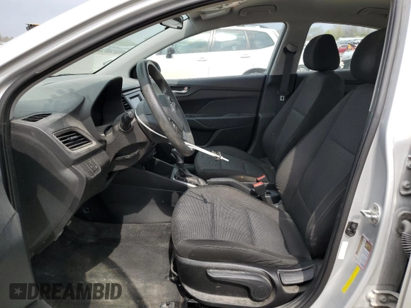 2019 Hyundai Accent SE with VIN 3KPC24A35KE060230, listed as a Copart auction lot 52606115 with 127,481 mi miles and Salvage Title. Bid and sale history available at DreamBid. Image 7.