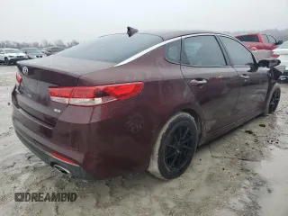 2016 Kia Optima LX Turbo with VIN 5XXGT4L17GG033801, listed as a Copart auction lot 43043075 with 77,203 mi miles and Salvage Title. Bid and sale history available at carsss.com. Image 3.