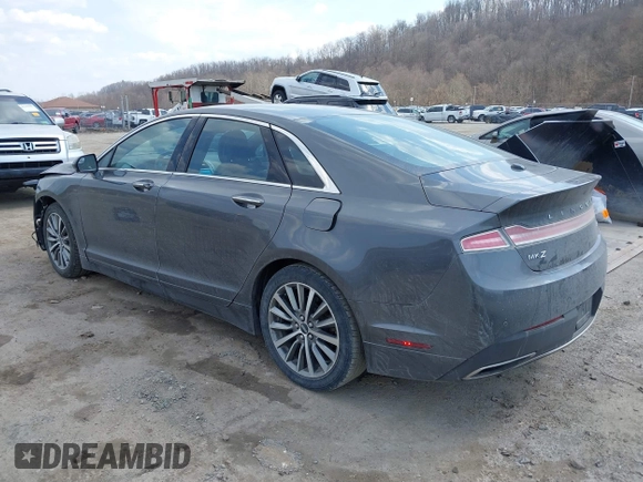 2017 Lincoln MKZ Select with VIN 3LN6L5C9XHR614571, listed as a IAAI auction lot 41785682 with 124,941 mi miles. Bid and sale history available at carsss.com. Image 3.