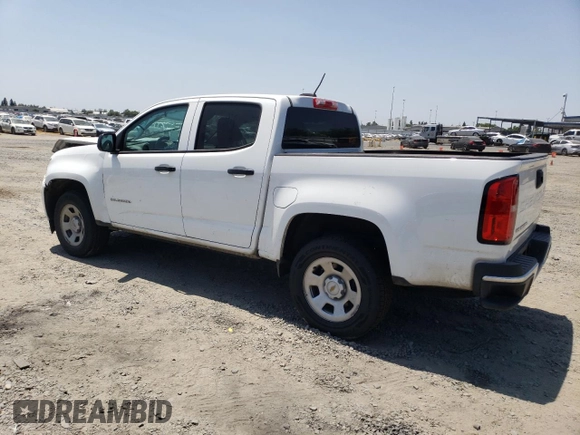 2022 Chevrolet Colorado 2WD Work Truck with VIN 1GCGSBEA2N1301022, listed as a Copart auction lot 58419155 with 80,859 mi miles and Salvage title. Bid and sale history available at DreamBid. Image 2.