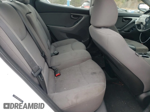 2016 Hyundai Elantra SE with VIN 5NPDH4AE8GH760928, listed as a Copart auction lot 46051995 with 110,323 mi miles and Salvage Title. Bid and sale history available at carsss.com. Image 10.