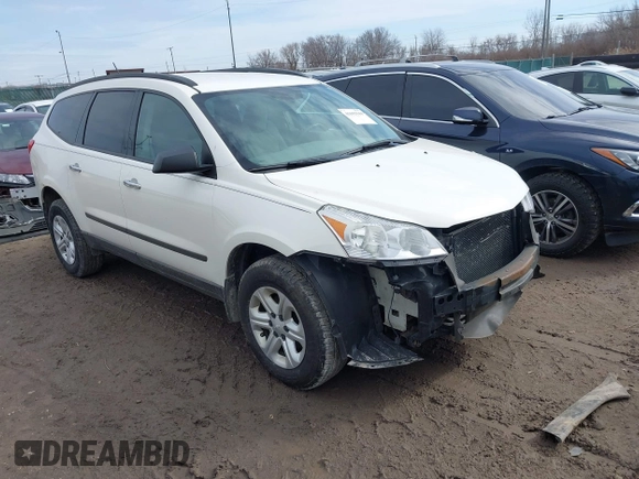 2012 Chevrolet Traverse LS with VIN 1GNKRFED2CJ413878, listed as a IAAI auction lot 41693944 with 217,766 mi miles and . Bid and sale history available at DreamBid. Image 1.