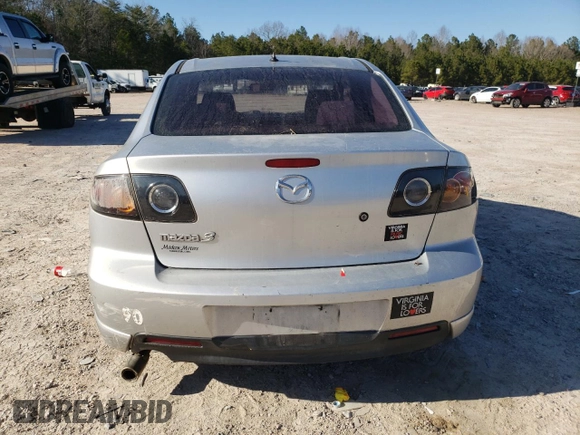 2005 Mazda 3 s with VIN JM1BK323451250774, listed as a Copart auction lot 48626955 with 241,870 mi miles and Salvage Title. Bid and sale history available at carsss.com. Image 6.