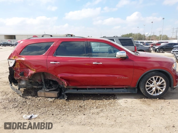 2014 Dodge Durango Citadel with VIN 1C4RDHEG8EC537172, listed as a IAAI auction lot 41429911 with 219,632 mi miles and . Bid and sale history available at DreamBid. Image 14.