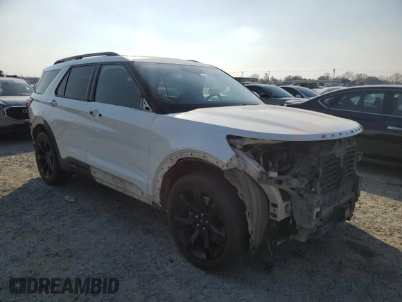 2020 Ford Explorer ST with VIN 1FM5K8GC7LGA29212, listed as a Copart auction lot 43271295 with 117,836 mi miles and Salvage Title. Bid and sale history available at carsss.com. Image 4.