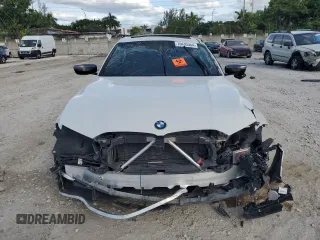 2020 BMW 3 Series M340i with VIN 3MW5U7J03L8B32193, listed as a Copart auction lot 75435564 with 0 mi miles and Non Repairable. Bid and sale history available at carsss.com. Image 5.