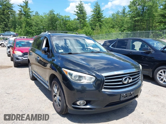 2014 Infiniti QX60 z VIN 5N1AL0MM0EC545240, wystawiony jako IAAI lot #42547919 z przebiegiem 190 790 mil mil oraz . Historia ofert i sprzedaży dostępna na DreamBid. Obrazek 1.