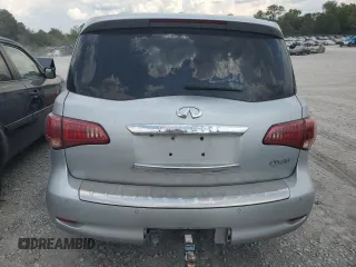2017 Infiniti QX80 with VIN JN8AZ2NE0H9150244, listed as a Copart auction lot 69661914 with 0 mi miles and Salvage Title. Bid and sale history available at carsss.com. Image 6.
