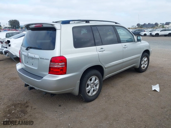 2003 Toyota Highlander with VIN JTEHF21A630127436, listed as a IAAI auction lot 42098538 with 123,561 mi miles. Bid and sale history available at carsss.com. Image 4.