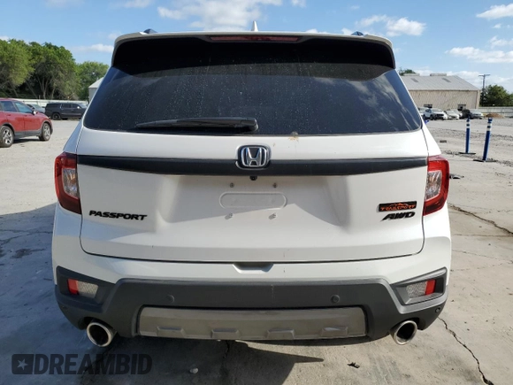 2023 Honda Passport TrailSport with VIN 5FNYF8H6XPB026464, listed as a Copart auction lot 52736395 with 14,281 mi miles and Salvage title. Bid and sale history available at DreamBid. Image 6.