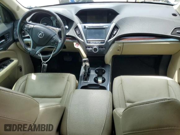 2014 Acura MDX Technology with VIN 5FRYD3H4XEB001468, listed as a Copart auction lot 63734735 with Not provided miles and Salvage title. Bid and sale history available at DreamBid. Image 8.
