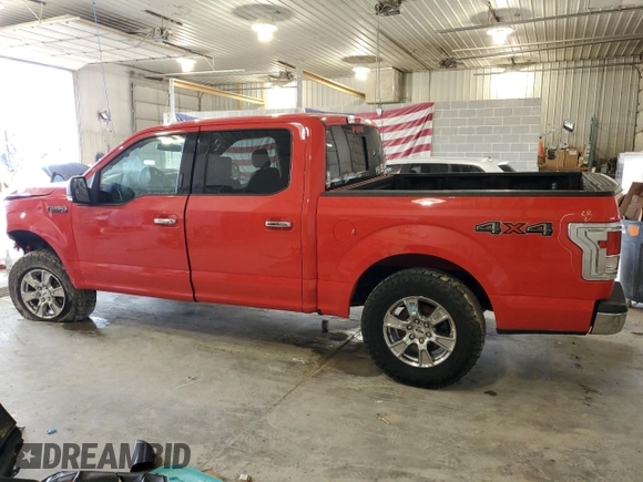 2015 Ford F-150 XLT with VIN 1FTEW1E88FKE62036, listed as a Copart auction lot 58224795 with 140,013 mi miles and Salvage title. Bid and sale history available at DreamBid. Image 2.