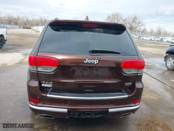 2015 Jeep Grand Cherokee Summit with VIN 1C4RJFJT7FC840560, listed as a IAAI auction lot 41596868 with 173,392 mi miles. Bid and sale history available at carsss.com. Image 16.