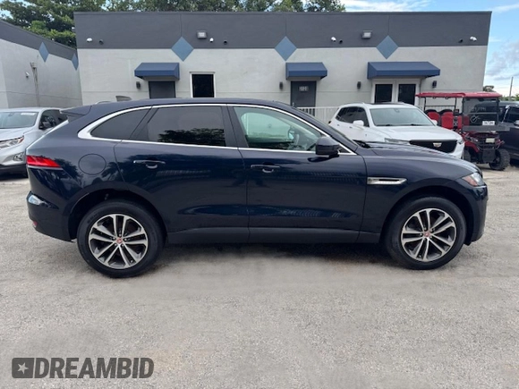 2020 Jaguar F-Pace 25t Premium with VIN SADCJ2FX8LA619250, listed as a Copart auction lot 62612285 with 44,773 mi miles and Salvage title. Bid and sale history available at DreamBid. Image 13.