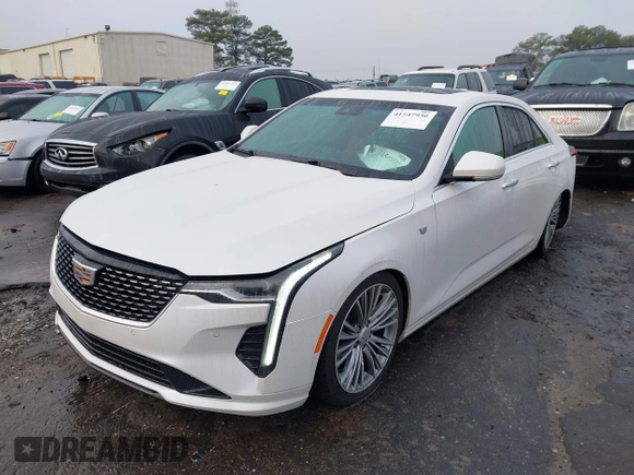 2022 Cadillac CT4 Premium Luxury with VIN 1G6DB5RK4N0114512, listed as a IAAI auction lot 41547950 with 64,882 mi miles. Bid and sale history available at carsss.com. Image 17.