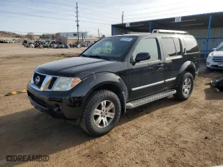 2011 Nissan Pathfinder LE with VIN 5N1AR1NBXBC607207, listed as a Copart auction lot 85751424 with 152,281 mi miles and Salvage Title. Bid and sale history available at carsss.com. Image 1.