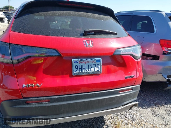 2024 Honda HR-V Sport with VIN 3CZRZ1H55RM707635, listed as a IAAI auction lot 41909808 with 28,626 mi miles and . Bid and sale history available at carsss.com. Image 16.