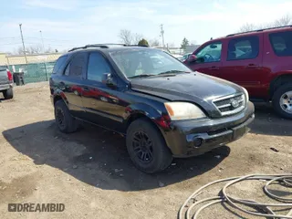 2006 Kia Sorento LX with VIN KNDJC733465634501, listed as a IAAI auction lot 41796833 with 213,013 mi miles. Bid and sale history available at carsss.com. Image 1.