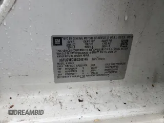 2014 GMC Sierra 1500 SLT with VIN 3GTU2VEC0EG240146, listed as a Copart auction lot 60805415 with Not provided miles and Salvage title. Bid and sale history available at DreamBid. Image 12.