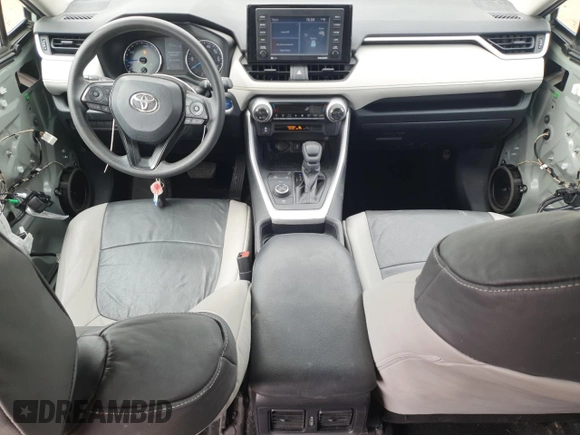 2020 Toyota RAV4 Hybrid XLE with VIN 2T3RWRFV2LW057300, listed as a Copart auction lot 54762655 with 96,624 mi miles and Salvage title. Bid and sale history available at DreamBid. Image 8.