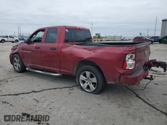 2012 Ram 1500 Express with VIN 1C6RD6FT3CS224217, listed as a Copart auction lot 44446595 with 143,565 mi miles and Salvage title. Bid and sale history available at DreamBid. Image 2.