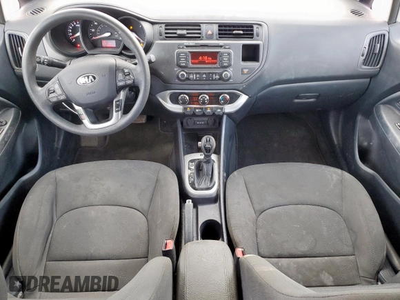 2013 Kia Rio EX with VIN KNADN4A38D6303580, listed as a Copart auction lot 63126825 with 103,675 mi miles and Salvage title. Bid and sale history available at DreamBid. Image 8.