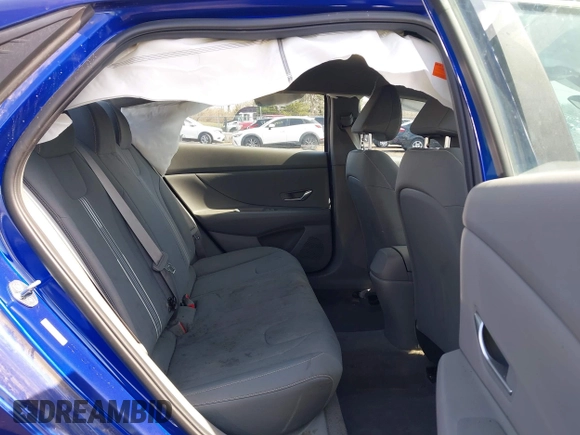 2023 Hyundai Elantra SEL with VIN KMHLS4AG3PU500887, listed as a IAAI auction lot 41908373 with 35,067 mi miles and . Bid and sale history available at DreamBid. Image 8.