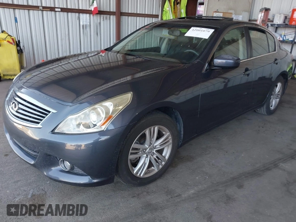 2011 Infiniti G25 Journey with VIN JN1DV6AP7BM602734, listed as a IAAI auction lot 42001079 with Not Provided miles. Bid and sale history available at carsss.com. Image 2.