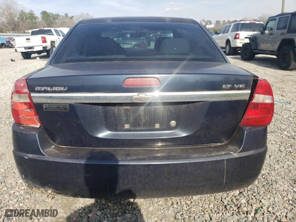 2007 Chevrolet Malibu LT w/2LT with VIN 1G1ZT58N87F304804, listed as a Copart auction lot 44186005 with 239,436 mi miles and Salvage Title. Bid and sale history available at carsss.com. Image 6.