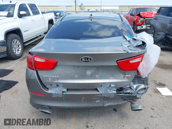 2015 Kia Optima LX with VIN 5XXGM4A71FG423232, listed as a IAAI auction lot 42054131 with 135,213 mi miles. Bid and sale history available at carsss.com. Image 16.