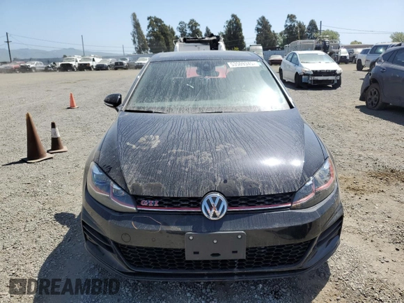 2019 Volkswagen Golf GTI S with VIN 3VW5T7AU7KM029516, listed as a Copart auction lot 53509345 with 10,221 mi miles and Salvage Title. Bid and sale history available at carsss.com. Image 5.