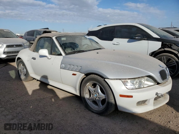 1999 BMW Z3 2.5 with VIN 4USCH9331XLG00841, listed as a Copart auction lot 73180053 with 163,863 mi miles and Clean title. Bid and sale history available at DreamBid. Image 1.