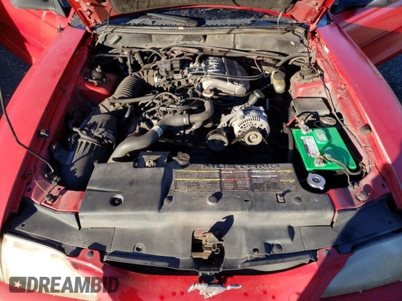 1995 Ford Mustang with VIN 1FALP4449SF205979, listed as a Copart auction lot 79690704 with 100,257 mi miles and Clean title. Bid and sale history available at DreamBid. Image 11.