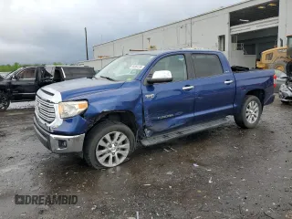 2014 Toyota Tundra Limited z VIN 5TFHY5F1XEX371819, wystawiony jako Copart lot #56864135 z przebiegiem 111 248 mil mil oraz Szkoda całkowita • Salvage title. Historia ofert i sprzedaży dostępna na DreamBid. Obrazek 1.